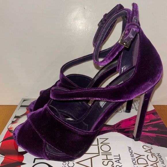 PRADA Sandal in velvet - Picture 4 of 8